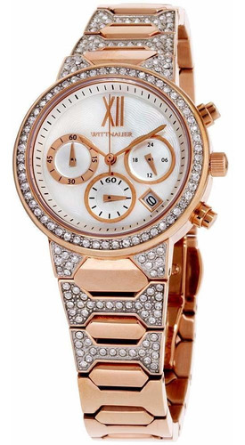 Wittnauer - Wn4068 Rose Gold Crystal Cronografo