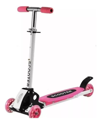 Scooter Patineta Monopatin Aluminio 4 Ruedas Esqualizable