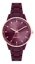 Comprar Reloj Pulsera Nine West Nw\u002F2934rgby De Cuerpo Color Dorado, Para Mujer, Fondo Dorado Color Dorado, Bisel Color Dorado