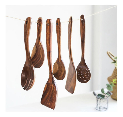 Set 6 Piezas De Cocina Y Utensilios De Cocina Cucharas