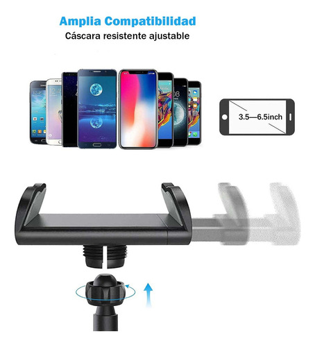 De Soporte Celular Brazo Flexible Ajustable Con Clip 2pcs