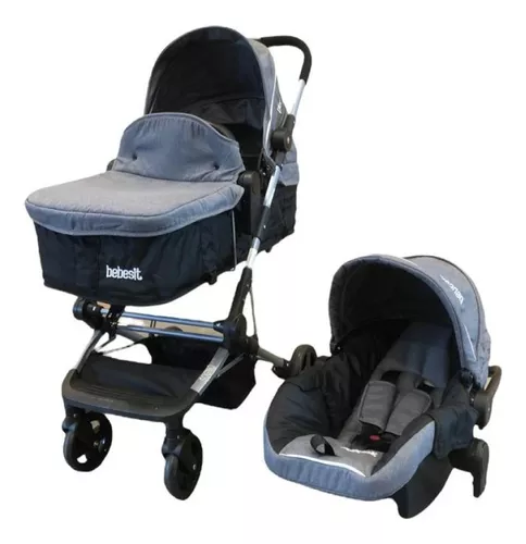 Sistema de viaje para bebé 2 en 1, cochecito de bebé, cochecito de bebé,  cochecito de bebé, cochecito de viaje portátil, plegable, marco de  aluminio