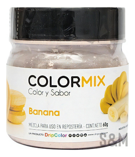 Colorante En Polvo Colormix Gourmet Banana