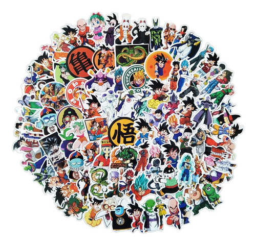 Tvoip Pegatinas De Dibujos Animados Dragon Ball Super Anime 