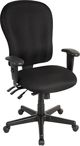 Silla Giratoria Eurotech Seating 4x4 Xl Con Respaldo Alto, N