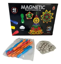 Comprar Juego Bloques Para Armar Magneticos 48 Piezas Versión Del Personaje Bloques Magneticos