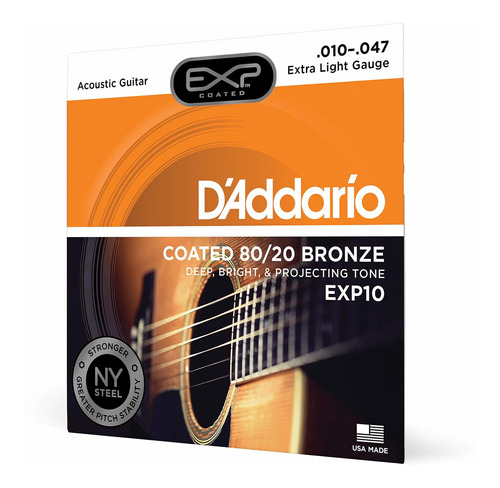 D'addario Exp12-b25 Cuerda Para Guitarra Acustica
