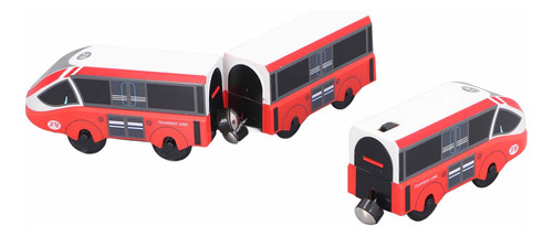 Set De Tren De Juguete Con Imanes Rojos, Kit De Juguetes Int