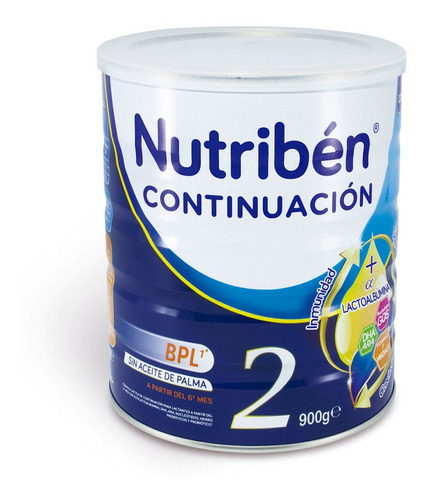 Nutriben Continuacion 2   Tarro X 900 Grs