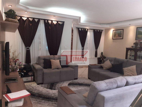 Imagem 2 de 30 de Sobrado Com 3 Dormitórios À Venda, 173 M² Por R$ 615.000,00 - Jardim Teles De Menezes - Santo André/sp - So1153