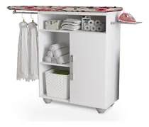 Comprar Tabua Mesa Passar Roupa Armarinho Organizador Suporte Ferro Branco