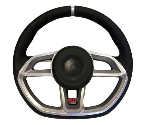 Volante Esportivo Modelo Gti Vision Prata Universal