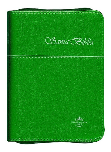 Biblia Reina Valera 1960 Bolsillo, Cierre, Indice, 14x11 Cm