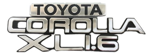 Kit De Emblemas Toyota Corolla 1.6 Araya/avila 