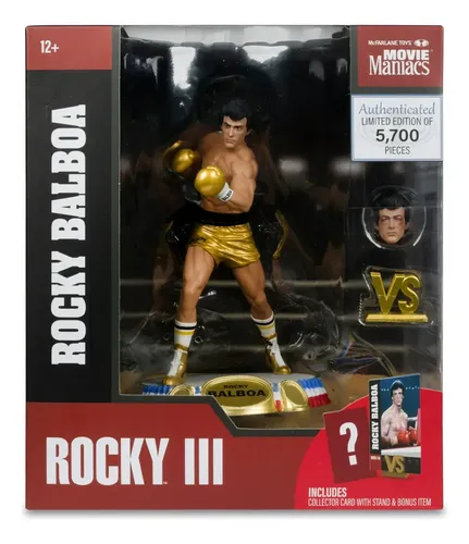 Movie Maniacs Rocky Balboa Edición Limitada Rocky 3 | MercadoLibre