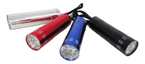 Linterna de aluminio con 9 LED - Black Jack
