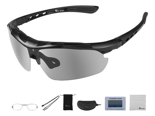 Gafas De Ciclismo Fotocromáticas Uv400 Polarizadas Para