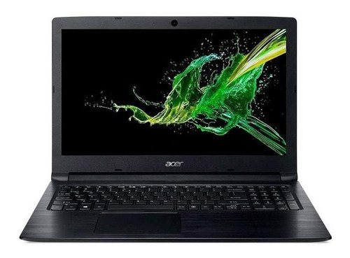 Notebook Acer Aspire 3 A315-53 preta 15.6", Intel Core i3 6006U  4GB de RAM 1TB HDD, Intel HD Graphics 520 1366x768px Windows 10 Home