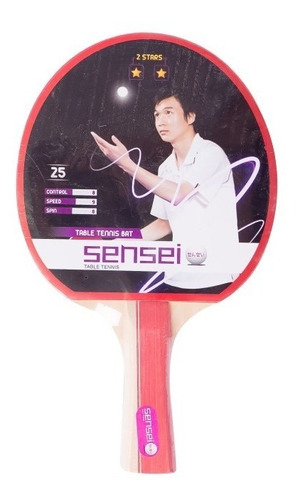 Paleta De Ping Pong Tenis De Mesa Sensei 2 Estrellas Inicial