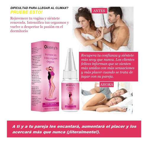 Okeys Gel Orgásmico Y Estrechante Vaginal Sin Sabor