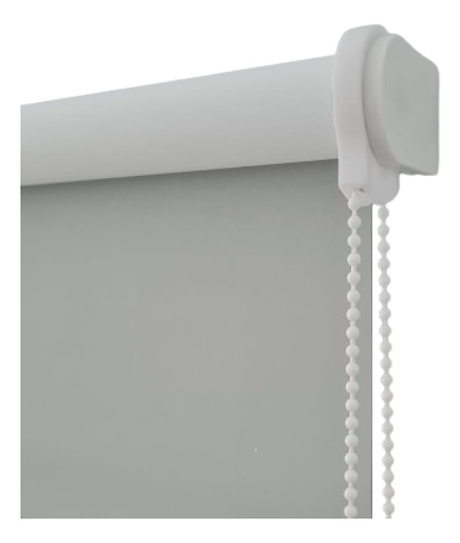 Cortina enrollable Blackout de 0,60 de largo x 2,00 A, 100% opaca, 0%, color gris claro