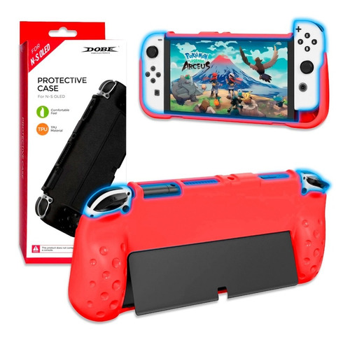Case Protector Para Nintendo Switch Oled Dobe Rojo Rac Store