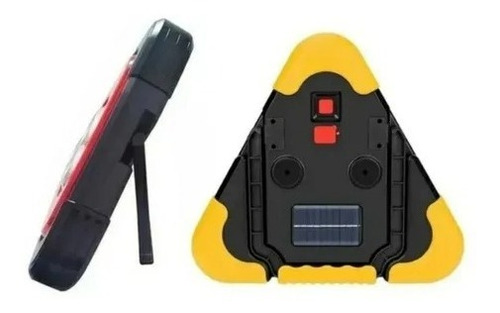 Triangulo Emergencia Led Recargable Solar Autos Carro Vial