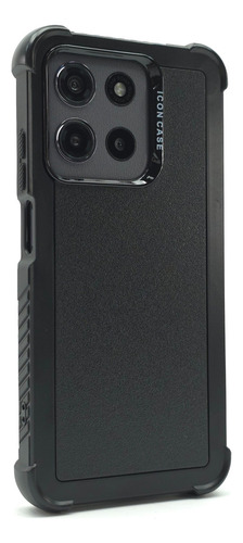 Funda 3 En 1 Para Moto G15 Case Uso Rudo Full Protector Multishield - Negro Moto G15