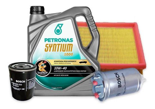 Kit Filtros + Aceite Syntium Ford Fiesta Iv 1.8d 1996 - 2002