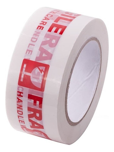 Pack 6 Cintas Fragil Cinta De Embalaje 100m X 5 Cm