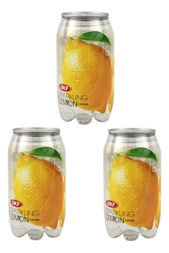 Sparkling Soda Coreana Variedad Sabores 350ml Okf Set 3 Pzs