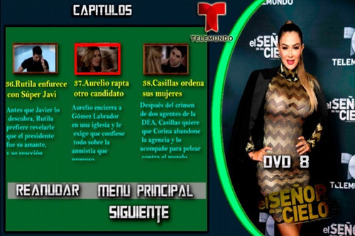 El Señor De Los Cielos Dvd Temporadas 5-6 Y 7 + Envio Full