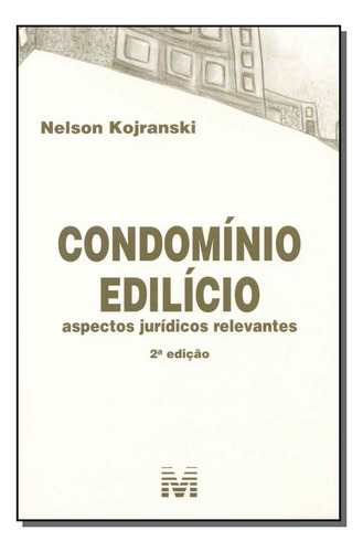 Libro Condominio Edilicio 02ed 15 De Kojranski Nelson Malhe