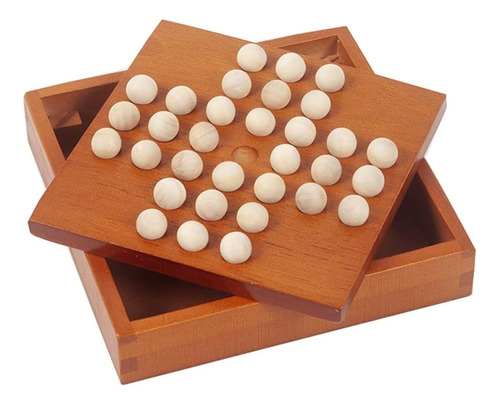 Juego De Mesa Solitario Juego De Madera Niños Y Adultos