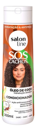 Kit Tratamento Capilar Cachos Sos Coco Nutrição Salon Line