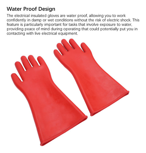 Guantes Con Aislamiento Eléctrico, Protección De Seguridad,
