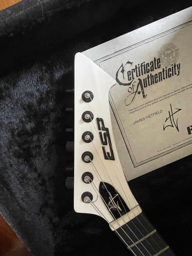 Esp Signature Snakebyte James Hetfield Destro Branco Ébano