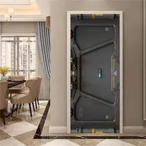 Comprar Adhesivo Puerta Ciencia Ficcion 3d Teclado Mural Para Pegar