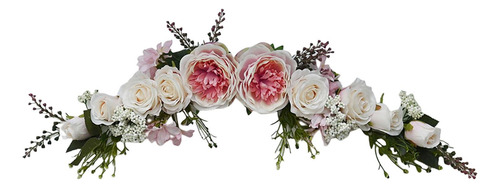 Arranjo De Flores Guirlanda Floral Arco De Casamento Rosa