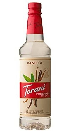 Torani Puremade Vanilla Jarabe, 750 Ml