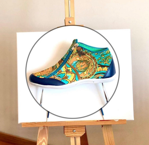 Imagen 2 de 7 de Zapatillas Abotinada Te Para Tres Diseños Unicos Modernos