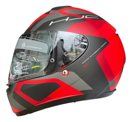 Casco Hjc C10 Tins Mc1sf Roj/neg/gris L