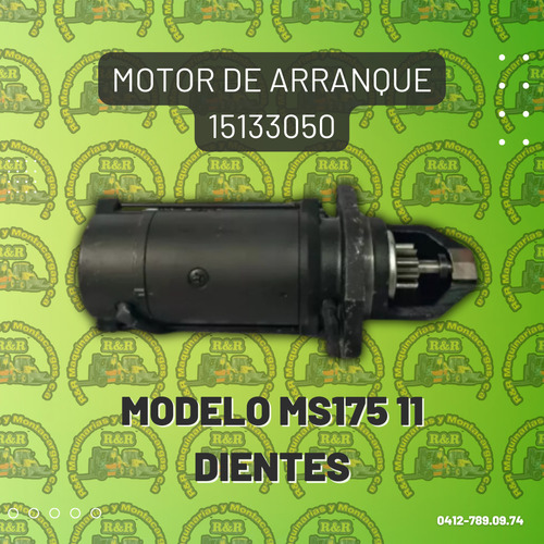 Motor De Arranque 15133050 Modelo Ms175 11 Dientes