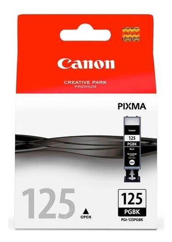 Cartucho Canon Pgi 125pg Negro Ip4810 Ix6510 Mg5210 Mg5310