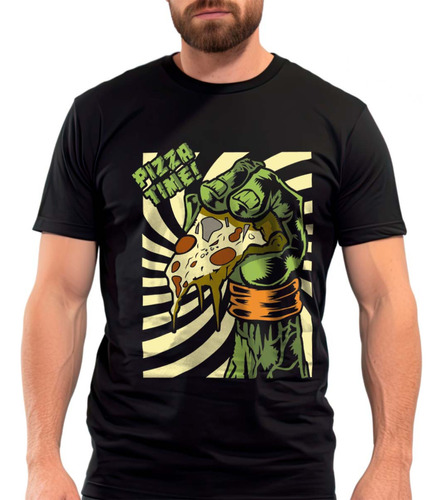 Playera Tiempo De Pizza Tortugas Ninjas