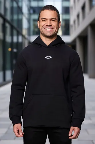 Moletom Oakley Masculino Double Ellipse Hoodie M Blackout Liso