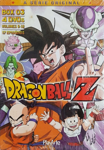 Dragon Ball Z 03 - Box Com 4 Dvds - Goku - Freeza