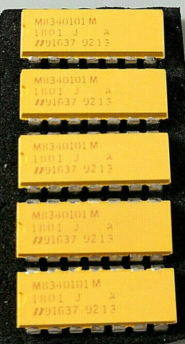 Lot Of 5 Bourns M8340101m1801ja Res Network 1.8k Ohm 5%  Eeo