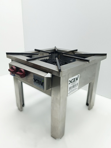 Imagen 3 de 6 de Fogon Reverbero Cocina Acero Sopa 50x45x50 Mstar 5339 Xavi