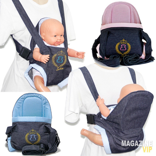 Canguru Ergonomico Bebe Carregador Passeio Conforto Mae 15kg